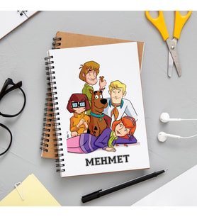 Scooby Doo Defteri Kişiye Özel