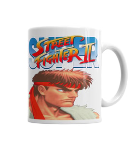 Street Fighter  Ryu Kupa Bardak Porselen