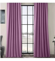 Evdepo Home Hazır Karartma Blackout Pilesiz Fon Perde Açık Mürdüm 50 x 250