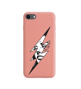 Iphone 7 Flash Tasarımlı Pudra Lansman Telefon Kılıfı