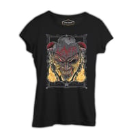 Slayer - Fire Siyah Kadın Tshirt