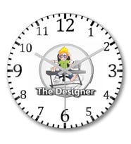 O Designer Duvar Saati Bombeli Gercek Cam