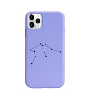 Kova Burcu (Aquario) Yıldız Haritası Tasarımlı Kılıf iPhone 11 Pro