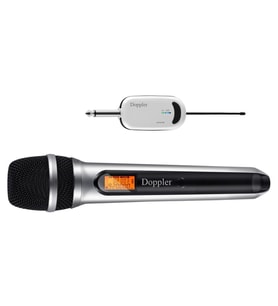 Doppler Kablosuz Kamera Mikrofonu CAM100H El ünitesi Kamera Receiver Alıcı Ünitesi (Siyah-Gri)