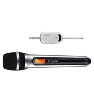 Doppler Kablosuz Kamera Mikrofonu CAM100H El ünitesi Kamera Receiver Alıcı Ünitesi (Siyah-Gri)