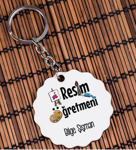 Resim Öğretmeni Anahtarlık