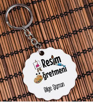 Resim Öğretmeni Anahtarlık