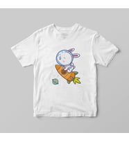 Tavşan Astronot Tişörtü (Büyük - Çocuk)