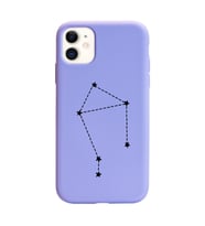 Terazi Burcu (Libra) Yıldız Haritası Tasarımlı Kılıf iPhone 11 