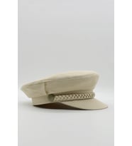 Kadın Kaptan Şapka Yazlık Baker Boy Cap - Bej