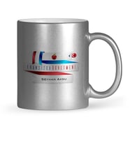 BK Gift Kişiye Özel Fransızca Öğretmeni Gümüş Yaldızlı Kupa Bardak  1