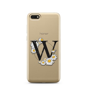 Papatya Harf Tasarım Süper Şeffaf Silikon Telefon Kılıfı Huawei Honor 7s-Y5 (201