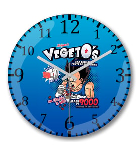 Dragon Ball Z  Cereal Matinal Vegeto's Duvar Saati Bombeli Gercek