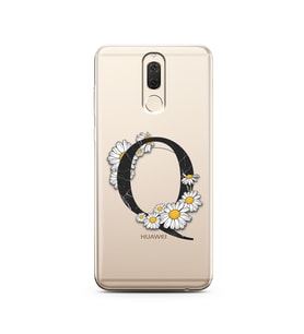 Papatya Harf Tasarım Süper Şeffaf Silikon Telefon Kılıfı Huawei Mate 10 Lite Q-H