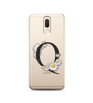 Papatya Harf Tasarım Süper Şeffaf Silikon Telefon Kılıfı Huawei Mate 10 Lite Q-H