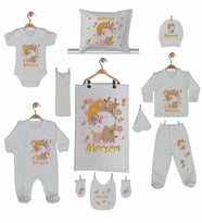 Pia Baby Gl 1933 11 Parça İsme Özel Hastane Çıkışı