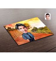 BK Gift Kişiye Özel Erkek Polis Karikatürlü Ahşap Puzzle-3
