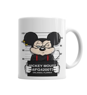 Mickey Mouse Kupa Bardak Porselen
