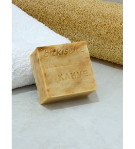 Bitkiselce El Yapımı Kahve Sabunu 125 gr. 1 kalıp sabun