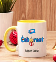 Laborantlara Hediye İçi Ve Kulpu Renkli Kupa Bardak