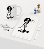 BK Gift Kişiye Özel Avukat Temalı Beyaz Defter Kalem Kupa Seti - 15 (Model 1)