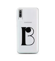 Samsung A70 Harf Tasarımlı Telefon Kılıfı B-Harfi 