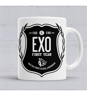Exo Logo Kupa Bardak Porselen