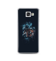 Uzay Boşluğu Tasarım Süper Şeffaf Silikon Telefon Kılıfı Samsung A3 (2016)