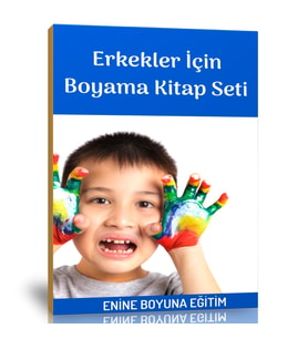 Erkekler İçin Boyama Kitap Seti (2 Kitap)