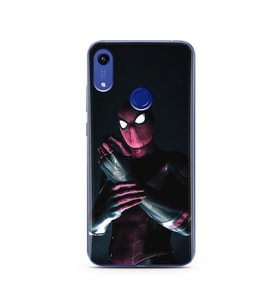 Örümcek Adam Tasarım Süper Şeffaf Silikon Telefon Kılıfı Huawei Honor 8A 