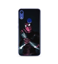 Örümcek Adam Tasarım Süper Şeffaf Silikon Telefon Kılıfı Huawei Honor 8A 