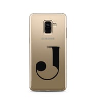 Samsung A8 Plus Harf Tasarımlı Telefon Kılıfı J-Harfi 