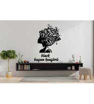 Bayan Kuaförü Ahşap Tablo