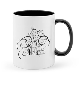 BK Gift Kişiye Özel Mesleki Saç Stilisti Siyah Kupa Bardak  1