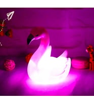 FLAMİNGO LAMBA DEKORATİF GECE LAMBASI PEMBE