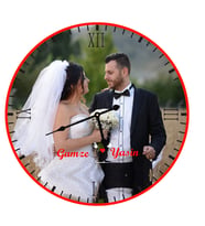 Kişiye İsme Özel Sevgi İçin Duvar Saati