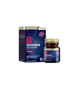Nutraxin B12 Vitamin 1000 mcg 60 Dilaltı Tablet