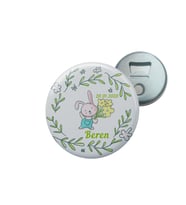 Kişiye Özel Magnet Açacak (10 Adet) (Gri)