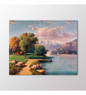 Arty Tablo peyzaj Tablo (Karışık)