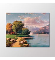Arty Tablo peyzaj Tablo (Karışık)