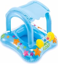 Intex Baby Float Gölgelikli Mavi
