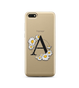 Papatya Harf Tasarım Süper Şeffaf Silikon Telefon Kılıfı Huawei Honor 7s-Y5 (201