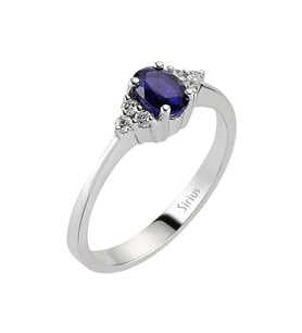 Sirius Safir Taşlı Pırlanta Yüzük 0704R0122