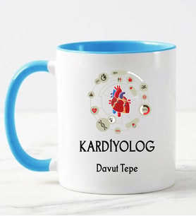 Kardiyolog Kupa Bardağı Mavi