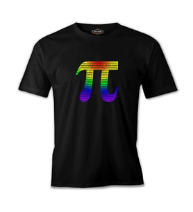 Matematik - Pi 2 Siyah Erkek Tshirt