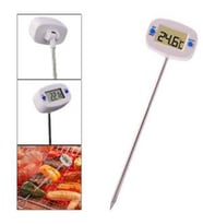 Termometre Gıda Yemek Sıcaklık Sensörü LCD Ekranlı