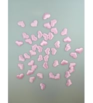 MASA SERPME KONFETİ KALP PEMBE SATEN