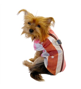 Pink Stars Su itici Yağmurluk Köpek Yağmurluğu  (Pembe)