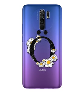 Papatya Harf Tasarım Süper Şeffaf Silikon Telefon Kılıfı Xiomai Redmi 9 Ö-Harfi