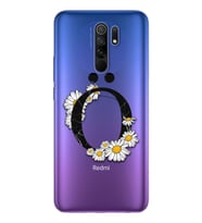 Papatya Harf Tasarım Süper Şeffaf Silikon Telefon Kılıfı Xiomai Redmi 9 Ö-Harfi